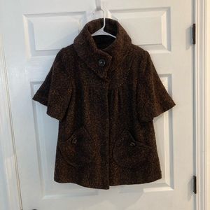 River Island Peat Coat, women’s 4, brown, maroon, tan